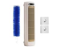 Portable Air Conditioner 3 Speeds Small USB Rechargeable Mini Wall Mounted Air Conditioning Unit, Enjoy A Quick, Natural, And Healthy Cool Down, Air Cooling Fan Airconditioning for Bedroom (White)