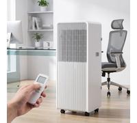 Portable Air Conditioner 5000 BTU Low Noise Cooler, Freestanding AC Unit with Digital Remote, 3 Fan Speeds & Full Window Kit