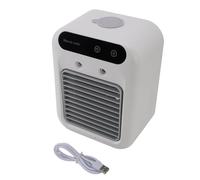 Portable Air Conditioner, 500ml Water Tank Evaporative Air Cooler ABS Long Lasting Spray Small Cooling Fan for Room, Office, Camping, Car