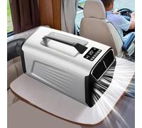 Portable Air Conditioner 6000 BTU 4-in-1 Cooling Fan, Dehumidifier, Remote Control, Lightweight Ventless Unit for Camping, RV, Home, Quiet Operation