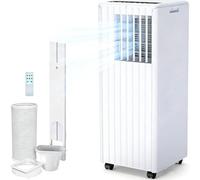 Portable Air Conditioner 7000 BTU, 4-in-1 Cooling Fan Dehumidifier with Remote Control, 24H Timer, Quiet Sleep Mode, Self-Evaporation for Bedroom Office Home Up to 350 Sq.Ft