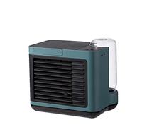 Portable Air Conditioner Air Conditioning Cooler Negative Ion Mini Three-speed Mode Cooling Fan Charging Home Desktop Conditioner(Green)
