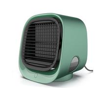 Portable Air Conditioner, Airabreeze Air Cooler with 3 Speeds & LED Nightlight, 90s Fast Cooling, Humidifier Cooling Fan for Home, Office, Bedroom green