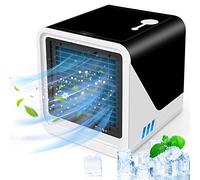 Portable Air Conditioner, Compact Air Conditioning Fan for Car, Personal Room Mini Air Cooler, 3-in-1 Air Conditioner Purifier and Humidifier, Fresh Air Cooling Desk Fan for Home Office Dorm Outdoor