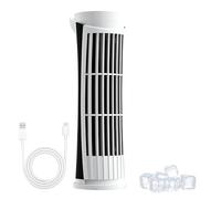 Portable Air Conditioner Cooling, 2025 Upgraded 3 in 1 Small Mini Air Cooler Conditioner Unit with 2 Wind Speeds, Personal Mobile Desk Air Cooler Conditioner Fan for Home & Office Student (White, B)