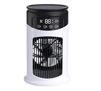 Portable Air Conditioner Cooling Fan, Adjustable Airflow Tower Ventilator with 6 Speed Modes, Quiet Oscillating Floor Fan for Bedroom Indoor Outdoor Home Camping Use