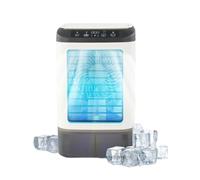 Portable Air Conditioner Cooling Fan, Quiet with 3 Speeds, 900ml Evaporative Personal Air Cooler Fan with 7 Night Light, Small Air Conditioner for Bedroom Office