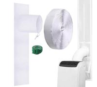 Portable Air Conditioner Door Seal Kit, 25x92cm AC Sliding Door Seal, Screen Door Seal For Portable Air Conditioner And Tumble Dryer, Upgraded Door Seal Full Sealing Waterproof Easy To Install