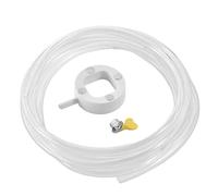 Portable Air Conditioner Drain Hose - Transparent Pipe Replacement with Clamp - Magnetic Window AC Drain Kit | for Cooling Appliance Condensate