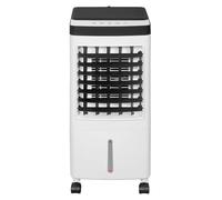 Portable Air Conditioner, Evaporative Air Cooler Swamp Cooler with Cooling, Humidification and Air Circulation, 3 Speeds, Remote Control, with Universal Wheels on The Bottom, Easy to Move