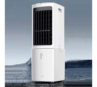 Portable Air Conditioner Evaporative Air Cooler with 12L Water Tank & 2 Ice Packs 60W Energy Efficient 3 Speeds 90° Oscillation 35dB Quiet Space-Saving Cooling Fan Cooling AC Unit for Home