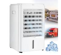 Portable Air Conditioner, Evaporative Cooler with 3 Wind Speeds & Timing, 4L Water Tank, Touch Screen, Small Desktop Fan for Home, Office, Camping, Car