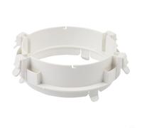 Portable Air Conditioner Exhaust Hose Connector For 13cm Diameter Pipes, White Plastic Baffle Joint Adapter For Midea And General Units, Easy Install Ventilation Kit(Baffle joint)