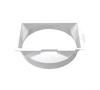 Portable Air Conditioner Exhaust Hose Coupler for Chigo KY-Z32B 150mm Diameter ABS Plastic Connector White