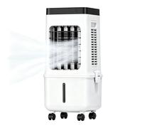 Portable Air Conditioner Fan, Evaporative Cooler Fan with 11L Water Tank, Air Conditioning Unit with 3 Speeds, 2 Ice Boxes, for Home Office Bedroom(Remote Control)