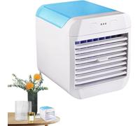 Portable Air Conditioner Fan, USB Powered Air Cooler, Humidifier, Personal Mini Air Cooler, Ultra Quiet Cooling Fan for Family, Travel, Office