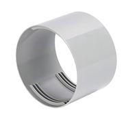 Portable Air Conditioner Hose Coupler for 5.9" Exhaust Hoses, Dual-Thread Design Compatible with Clockwise & Counter-Clockwise Connections, Grey