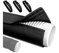 Portable Air Conditioner Hose Cover, Portable AC Hose Duct Vent Insulation Sleeve AC Hose Insulated Cover Wrap for 5" & 5.9" Diameter AC Exhaust Hoses Tube for Heat Reduction,Black