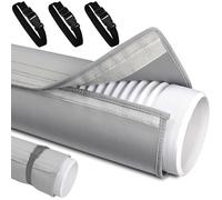 Portable Air Conditioner Hose Cover Vent Pipe Insulation Sleeve for AC Exhaust Pipe 5" 6" Diameter Heat Reduction