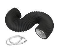 Portable Air Conditioner Hose - Flexible 4 Inch HVAC Ventilation Duct Replacement, Durable Exhaust Vent Hose | Universal Air Conditioner Vent for Home Apartment Dorm Kitchen Bathroom Office Laundry