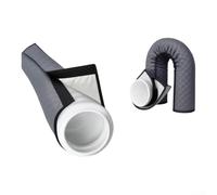 Portable Air Conditioner Hose Insulation Sleeve 59 Inch - Heat Reduction Wrap for 5-6 Inch Ducts - 210D Oxford Exhaust Cover UK(Gray)