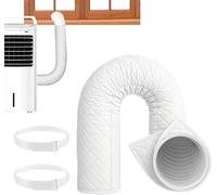 Portable Air Conditioner Hose Insulation Sleeve, Thermal Pipe Sleeve (White)