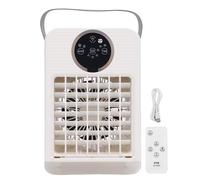 Portable Air Conditioner Mini AC Fan Evaporative Air Cooler 3 In 1 Multifunctional Design with 700ML Water Tank 7 Color Light USB Low Noise for Bedroom Office Travel Camping