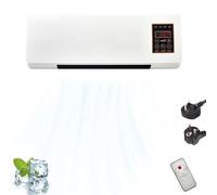 Portable Air Conditioner, Mini Wall-Mount AC Unit, Quiet Fast Cooling/Heating, No Installation Required, Split Max Design