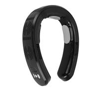 Portable Air Conditioner Neck Fan Semiconductor Cooling Bladeless Fan 6000mAh Cooling Heating Rechargeable Quiet Digital Display for Outdoo