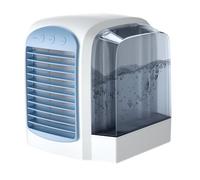 Portable Air Conditioner, Personal Cooler Fan, 3 in 1 Evaporative with 3 Speeds & 3 Modes, 380ML Quiet Mini Conditioner Desk Cooling Fan for Home, Bedroom, Travel, and Office (blue)