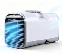 Portable Air Conditioner Real Compressor, Fast Cooling with Dehumidifier | For dog houses, Camping, & tents,Consumption Quiet Small AC Unit, Touch Function Panel, for Van and Fishing(1300W (4400BTU))