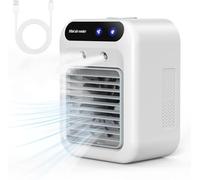 Portable Air Conditioner, Silent Mobile Air Conditioner, 500ml Air Cooler, Air Cooler, 2 Speed, 2 Mist Modes, Mini Air Conditioner Suitable for Bedtime, Office