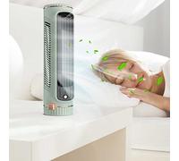 Portable Air Conditioner, Summer Desktop Automatic Head-shaking Fan, USB Personal Mini Cooler 3-Speed Mode Cordless Spray Conditioner For Home Office Bedroom (Color : Green)