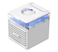 Portable Air Conditioner - Ultra Air Cooler, USB Cooling Fan & Humidifier, 3 Speeds, 500ML Personal AC with LED Light, Easy to Move for Home & Office