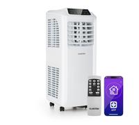 Portable Air Conditioner Unit Portable Air Cooler Fan Remote 9000 BTU App White [EEK: A]