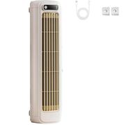 Portable Air Conditioner, USB Rechargeable Cooling Fan with 3 Speeds, Wall Mounted or Tabletop Use, Quiet Air Conditioning Unit for Bedroom, Home or Office(Apricot White,Apricot White)