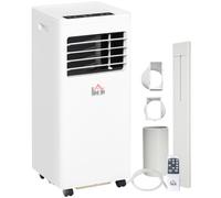 Portable Air Conditioner White 68x31x33cm Plastic 3-in-1 Remote 24hr Timer 765W