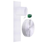 Portable Air Conditioner Window Kit: Double Sliding Holes Ventilation Panel | Adjustable Sealing Tape Single Pipe | Quick Assembly Attachment No Drilling, P Fix