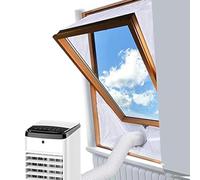 Portable Air Conditioner Window Kit, Sealing Fabric for Air Conditioning Duct, Fabric Cover for Air Outlet, for Apartment, House Settlers, University Residences,