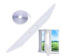 Portable Air Conditioner Window Seal - No Drilling Window Insulation, Replacement Windshield Fabric for Caravan Garage Winter Cold Noise