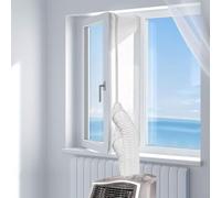 Portable Air Conditioner Window Seal With Double Hose Opening Energy Efficient Design That Helps Improve Cooling And Lower Energy Bills(300CM)