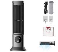Portable Air Conditioner, Windowless AC Unit Cooling Fan with 3 Speeds, USB Rechargeable Personal Air Cooler for Bedroom Office Home (1 SET)