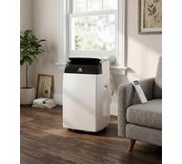 Portable Air Conditioner with 10000 BTU Cooling, 30L/Day Dehumidifier & Quiet Fan Modes. Energy for Rooms Up to 500 Sq Ft, Featuring Digital Display, Remote, 24H Timer & Easy-Roll Wheels