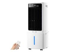 Portable Air Conditioner with 12L Removable Tank 3-Speed Cooling Remote Control 1-12 Hour Timer 60° Oscillation Ideal for Camping Bedroom Kitchen Use