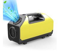 Portable Air Conditioners 24V, 230W Low Power Consumption, Home AC Cooling Unit 2899BTU, Fast Cooling AC for Outdoor Camping Tent, Outdoor Parties, Fishing, Car, Truck, Van and RV (Color : Yellow)