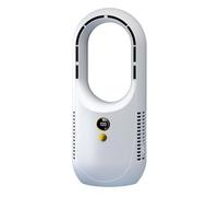 Portable Air Conditioners, Portable Bladeless Cooling Fan, Air Conditioning Fan, 6 Adjustable Speeds ABS Texture Large Battery for Hiking & Offices Rechargeable Mobile Airs Conditioners