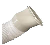 Portable Air Conditioning Hose Adapter, Flat Exhaust Connection Coupling for Air Conditioners, Mobile Replacement Adapter for Ventilation Hoses for Use at Home on the Go