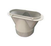 Portable Air Conditioning Hose Adapter, Flat Ventilation Hose Connection - Mobile Replacement Adapter for Ventilation Hoses for Use at Home on the Go