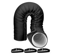 Portable Air Conditioning Hose Insulation, Mobile Insulation Cover with 3 Adjustable Straps, Air Conditioning Pipe Insulation, for Winter, Outdoor, Window, Garage, Motorhome, Apartment,