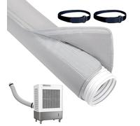 Portable Air Conditioning Hose Protector - 3 Layers Waterproof Insulation Jacket | Adjustable Insulation Sleeve for 5" to 5.9" Outlet | Air Conditioning Cover - Mobile Air Conditioner Home Bure